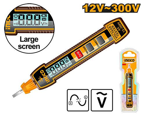 HSDT33001INGCOقلم اختبار INGCO HSDT33001 بدون أسلاك كاشف الجهد AC