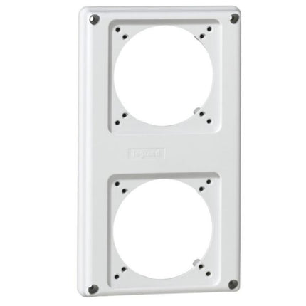 057713Legrandلوحة وجه Legrand P17 Tempra بمقبسين 16A صناعي