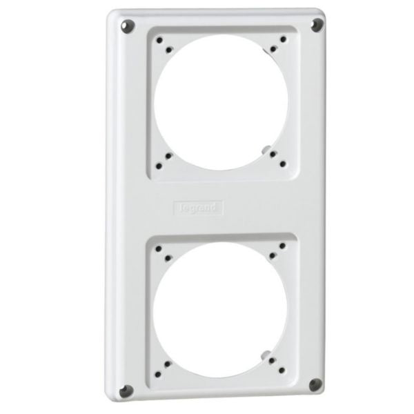 057713Legrandلوحة وجه Legrand P17 Tempra بمقبسين 16A صناعي