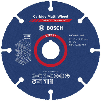 Bosch Tools,2608901189,Carbide Multi Wheel 125x22.23mm