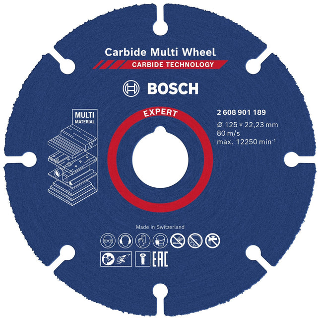 Bosch Tools,2608901189,Carbide Multi Wheel 125x22.23mm