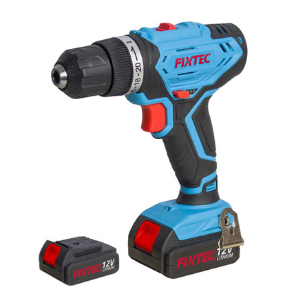 FCD12L06Fixtecماكينة الحفر اللاسلكية 12 فولت FIXTEC FCD12L06 احترافية