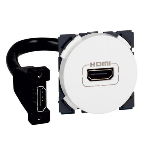 572476Legrandمقبس HDMI من ليجراند أرتيور مثبت مسبقاً 2 وحدات أبيض