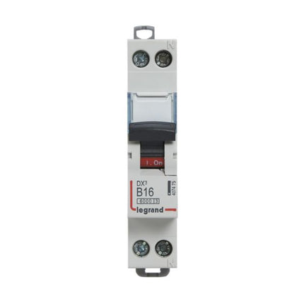 407475Legrandقاطع دارة Legrand DX3 أحادي القطب محايد 16A منحنى B