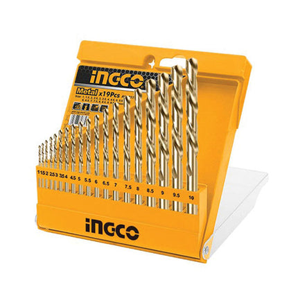 Steel Twist Drill Bits 19pcs Set