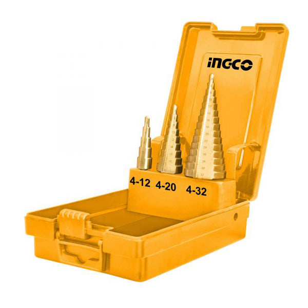 Step Drill Bit Set 3pcs