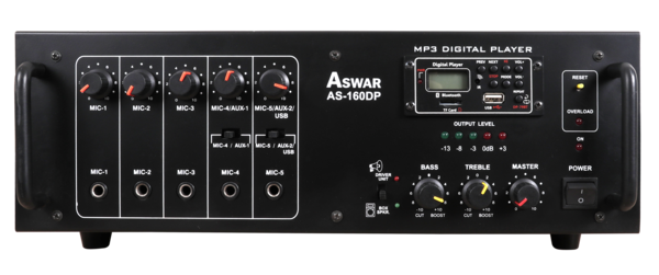 Aswar Amplifier one zone- 160W - Black | AS-160DP