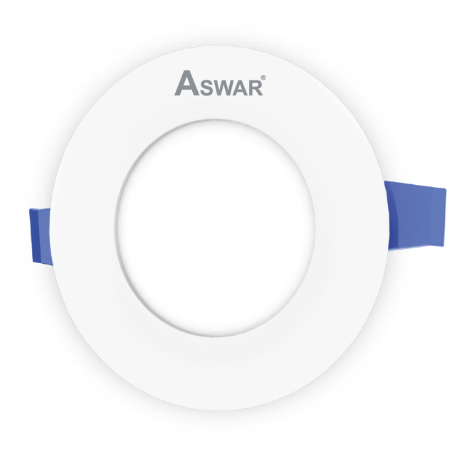 Aswar AS-LED-RP5W (3000K) LED Ceiling Light, 5 Watt, Round | Chandeliers & Ceiling Lights | Toolmart