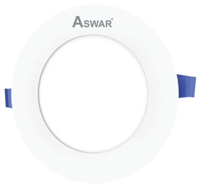 Aswar AS-LED-RP9W (6500K) LED Ceiling Light Round Shape 9 Watts | Chandeliers & Ceiling Lights | Toolmart