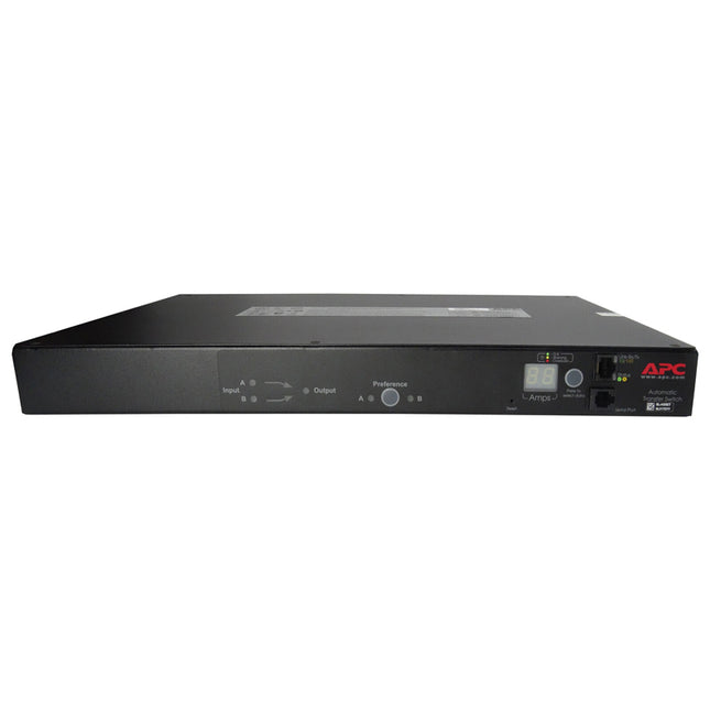 APC,AP7723,Rack ATS | 20A/208V - 16A/230V - C20 IN - (8) C13 (1) C19 OUT