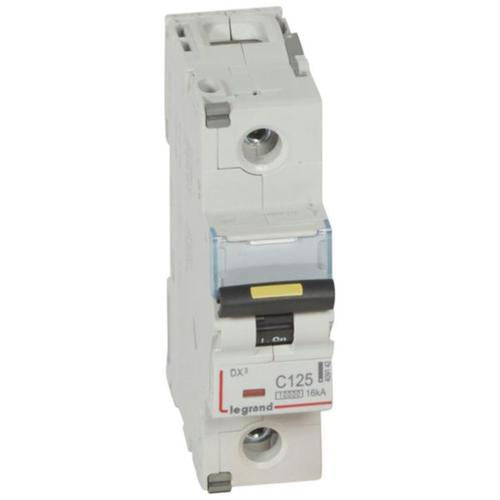 409142Legrandقاطع الدائرة الكهربائية Legrand DX3 أحادي القطب 125A منحنى C