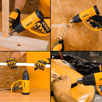 HG200047INGCOمسدس حراري INGCO HG200047 بقوة 2000 واط أداة احترافية
