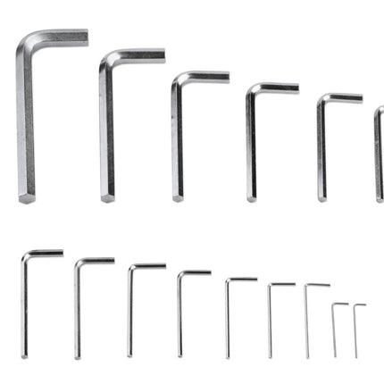 AW1015DKSnap-Onمجموعة مفاتيح سداسية على شكل L 15 قطعة SAE