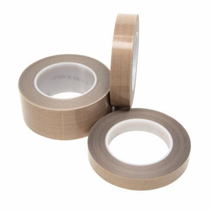 71001328913Mشريط 3M من PTFE وزجاج منسوج 5453 بني 8.2 ميل