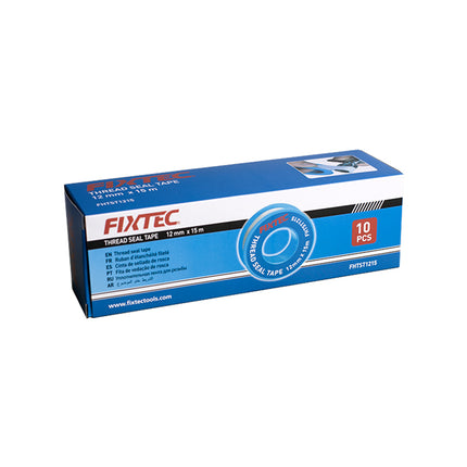 FHTST1915Fixtecشريط ختم الخيط FIXTEC PTFE للسباكين 19 متر × 15 ملم