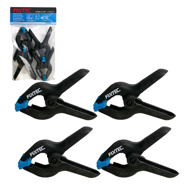 FHC2006-4Fixtecمجموعة مشابك الربيع 4" 6" 4 قطع فيكستك
