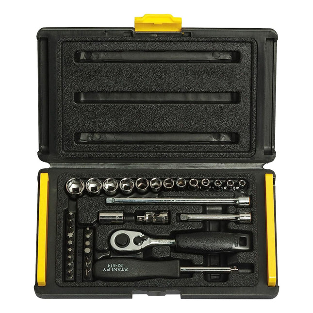 Socket and Bit Mechanic Tool Kit - 1/4'' SQ. Drive 6 point | 35pcs