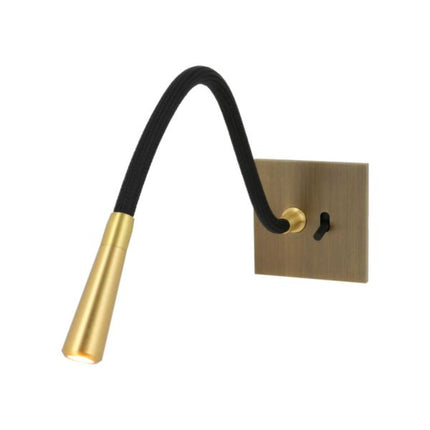 AR-68281Legrandآرت دارنولد مصباح قراءة أحادي مع مفتاح ذهبي مصقول