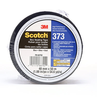 000511156879213Mشريط ختم الصناديق Scotch 373 أزرق 48 ملم × 50 م للاستخدام الثقيل