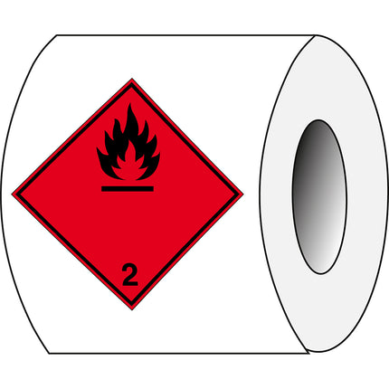 Transport Sign  ADR 21a  Flammable gas