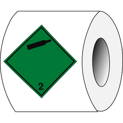 Transport Sign  ADR 22B  Nonflammable non toxic gas