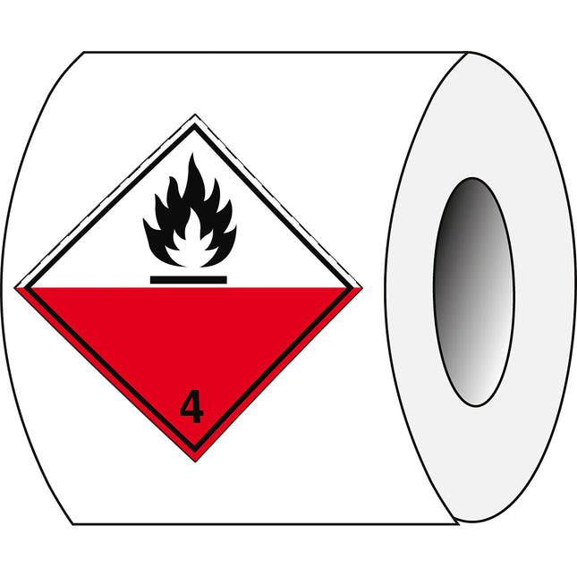 Transport Sign  ADR 42  Spontaneous ignition