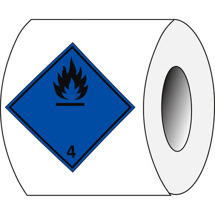 Transport Sign  ADR 43  Flammable when wet