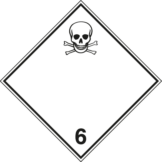 Transport Sign  ADR 61  Toxic substance