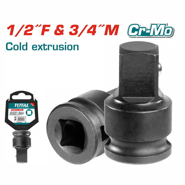 THIA1234Total Toolsمجموعة محولات تأثير TOTAL 1/2" X 3/4" (THIA1234)