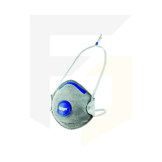3951215Drägerقناع الوجه ذو الاستخدام الواحد درايجر X-plore 1320 برائحة FFP2-V عبوة 10