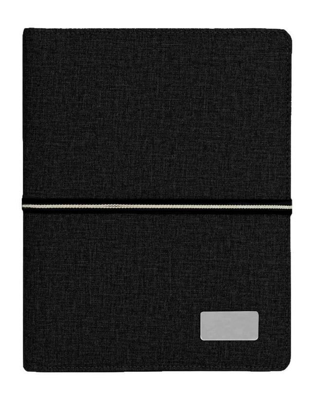 ITGL 1103Toolmart GiftsAIGIO - Giftology A5 Notebook Organiser With 10000mAh Powerbank - Black