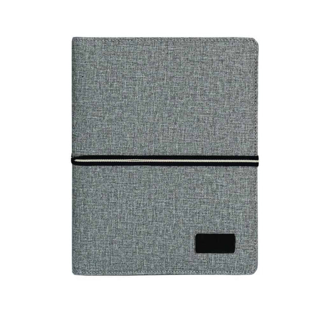 ITGL 902Toolmart GiftsAIGIO - Giftology A5 Notebook Organiser With 10000mAh Powerbank - Grey