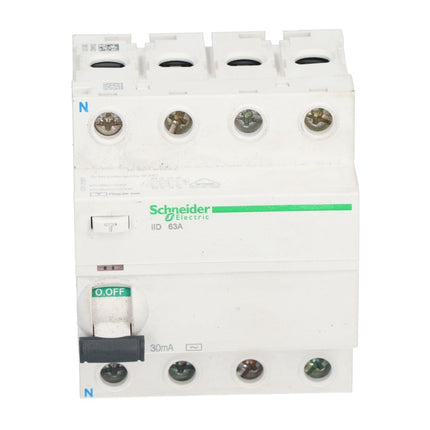 A9R41463Schneider Electricاكتيناين ايرث لكج رباعي 63 امبير 30 ملي امبير| A9R41463