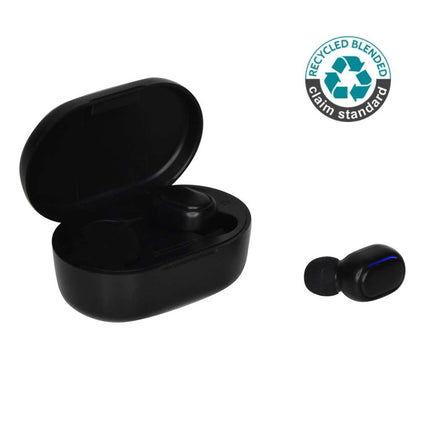 ITBH 1136Toolmart GiftsALAVUS - RCS standard recycled plastic TWS Wireless Earbuds - Black