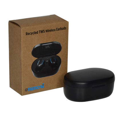 ITBH 1136Toolmart GiftsALAVUS - RCS standard recycled plastic TWS Wireless Earbuds - Black