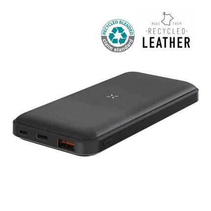 ITPB 1140Toolmart GiftsALBECK - Recycled Leather 10000mAh PD Powerbank - Black