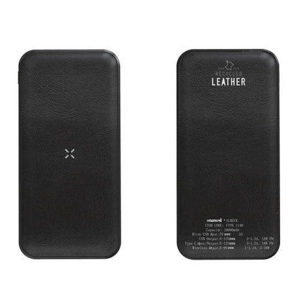 ITPB 1140Toolmart GiftsALBECK - Recycled Leather 10000mAh PD Powerbank - Black