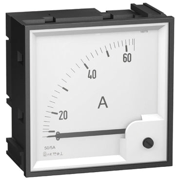 16016Schneider ElectricAnalog Ammeter scale | 72x72 dial for CT 1500/5A