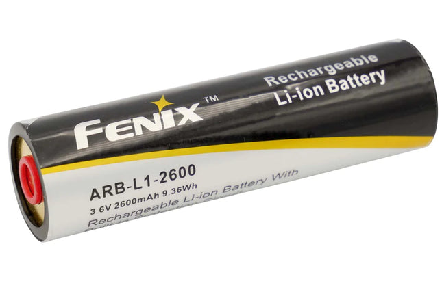  Fenix Battery 2600 mAh,FENIXARBL22600,Fenix m rechargeable 18650 Li-ion battery
