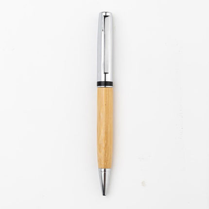 WIEN 5109Toolmart GiftsATCA - eco - neutral Metal Pen with Bamboo Barrel - Natural