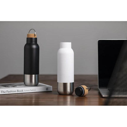 DWHL 3161Toolmart GiftsAVERSA - Hans Larsen RCS Recycled Stainless Steel Insulated Water Bottle - White