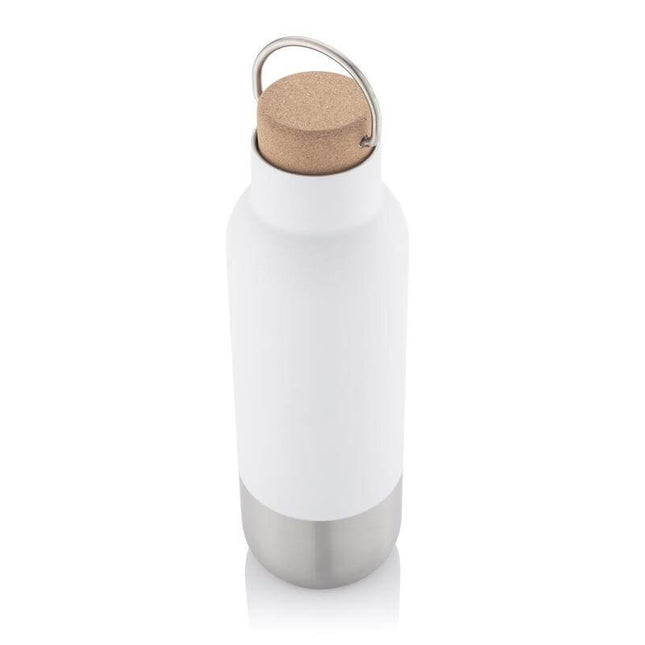 DWHL 3161Toolmart GiftsAVERSA - Hans Larsen RCS Recycled Stainless Steel Insulated Water Bottle - White