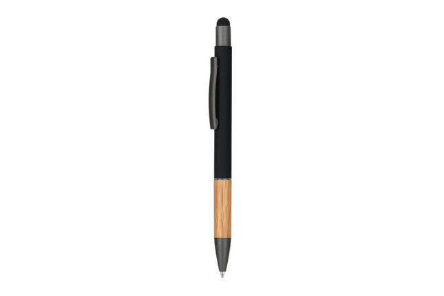 WIMP 871Toolmart GiftsAYTOS - Metal Stylus Pen with Bamboo Grip - Black