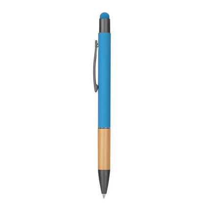 WIMP 873Toolmart GiftsAYTOS - Metal Stylus Pen with Bamboo Grip - Blue