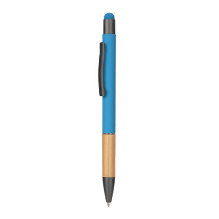 WIMP 873Toolmart GiftsAYTOS - Metal Stylus Pen with Bamboo Grip - Blue