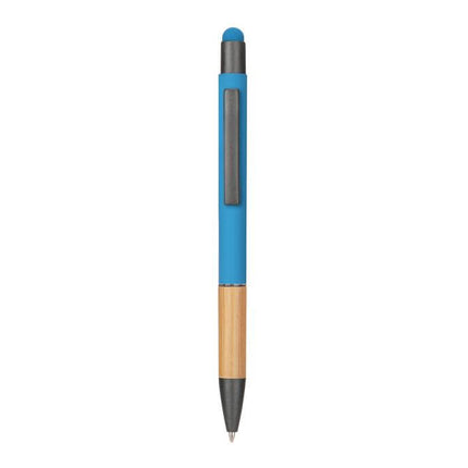 WIMP 873Toolmart GiftsAYTOS - Metal Stylus Pen with Bamboo Grip - Blue