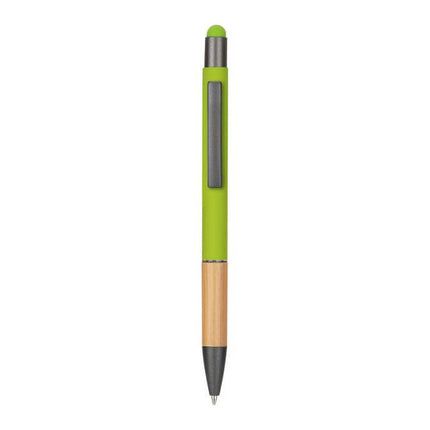 WIMP 874Toolmart GiftsAYTOS - Metal Stylus Pen with Bamboo Grip - Green