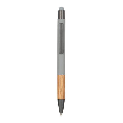 WIMP 872Toolmart GiftsAYTOS - Metal Stylus Pen with Bamboo Grip - Grey