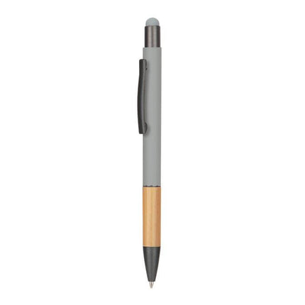 WIMP 872Toolmart GiftsAYTOS - Metal Stylus Pen with Bamboo Grip - Grey