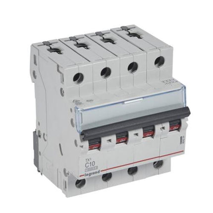 404254Legrandقاطع دائرة MCB TX3 10000A ثلاثي الأقطاب 10A منحنى C